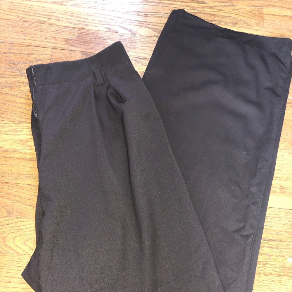 High waist wide leg women pants (sz 6) Ellen Tracy